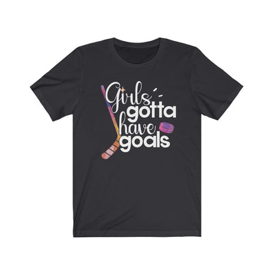 "Girls Gotta Have Goals" Unisex Jersey Tee