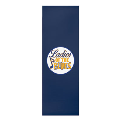 Ladies Of The Blues Foam Yoga Mat In Navy Blue