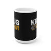 Krug 47 St. Louis Hockey Ceramic Coffee Mug In Black, 15oz