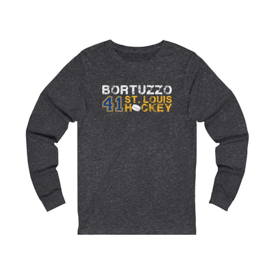 Bortuzzo 41 St. Louis Hockey Unisex Jersey Long Sleeve Shirt