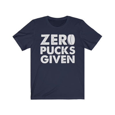 "Zero Pucks Given" Unisex Jersey Tee