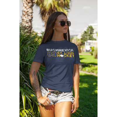 Buchnevich 89 St. Louis Hockey Unisex Jersey Tee